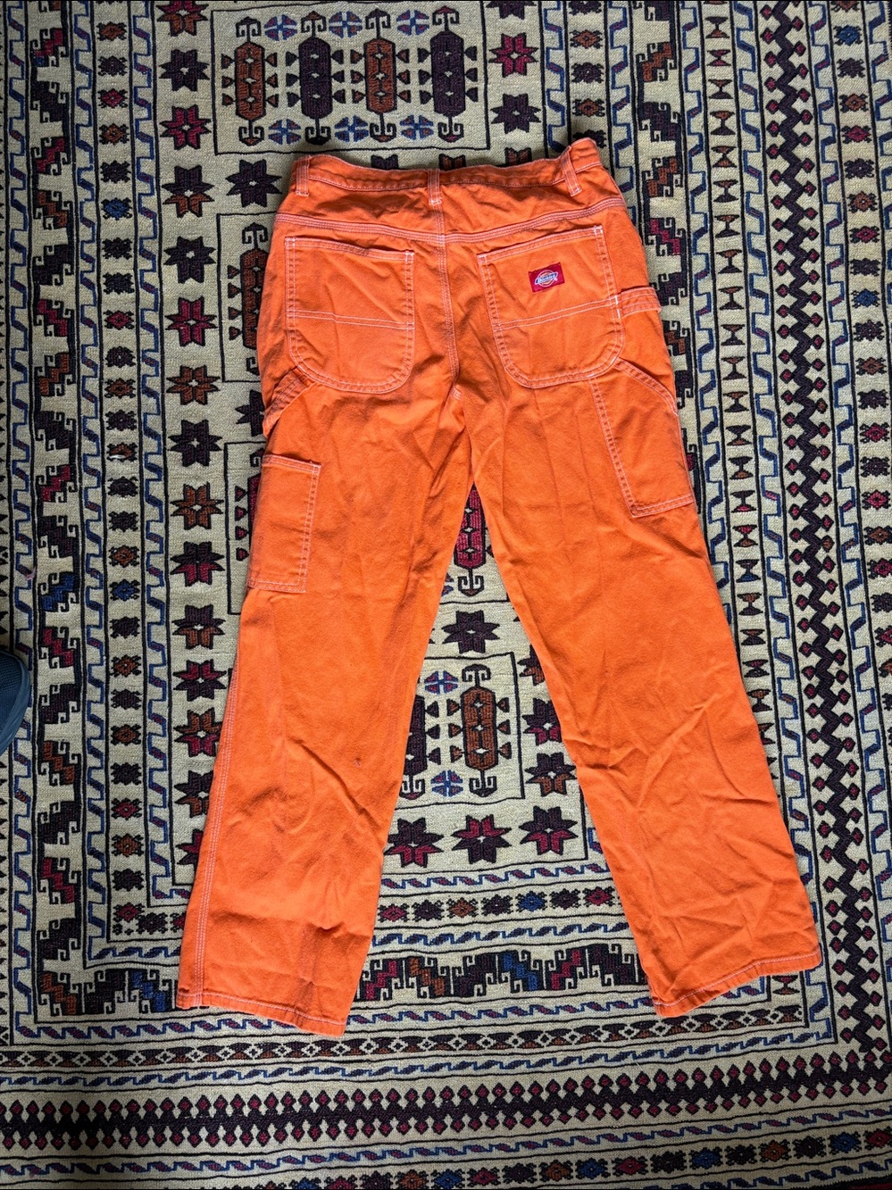 Dickies Carpenter Pants size 3 / 26 orange - Picture 2 of 5